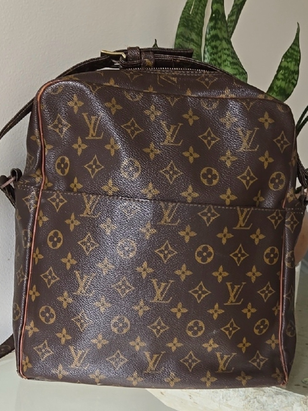 Louis Vuitton Brown Monogram Canvas Messenger Bag